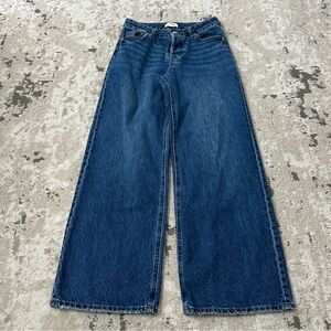 H&M Harper High Rise Wide Leg Jeans Size 4